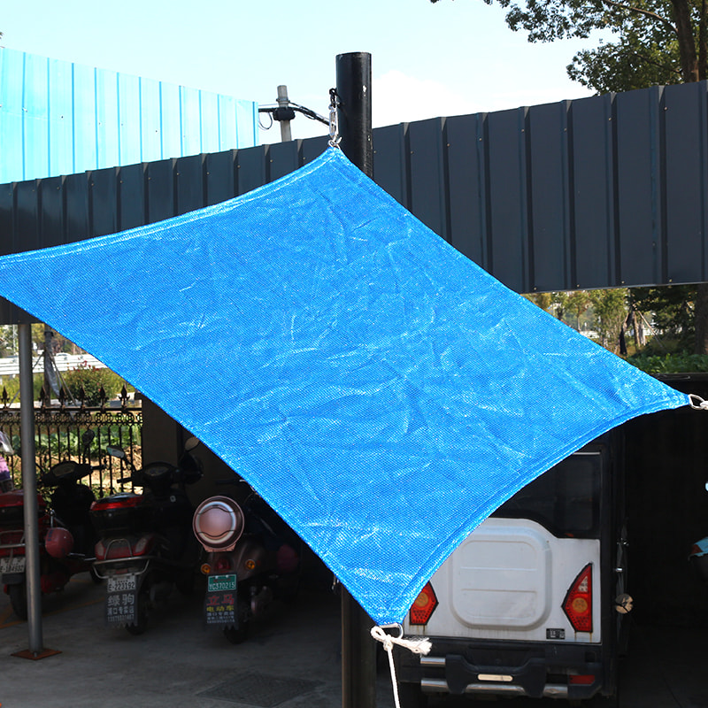 Kain Teduh Matahari Carport Biru Tentera Laut